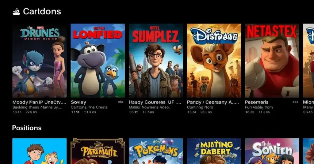 cartoons, animated movies