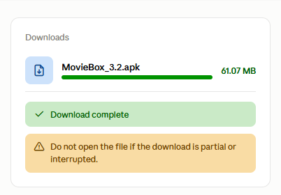 complete file to download