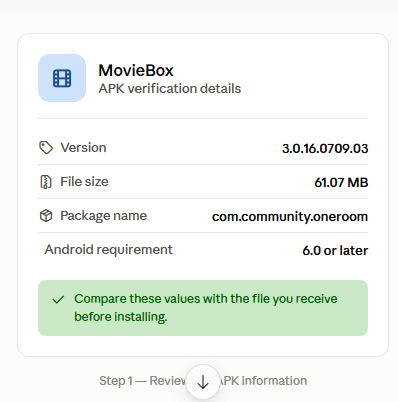 review the version